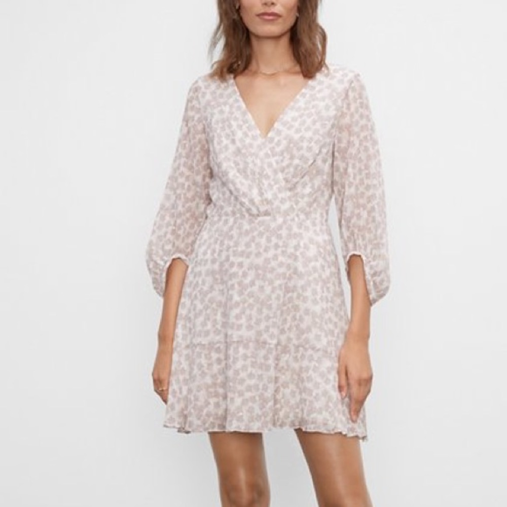 Club Monaco mini wrap dress